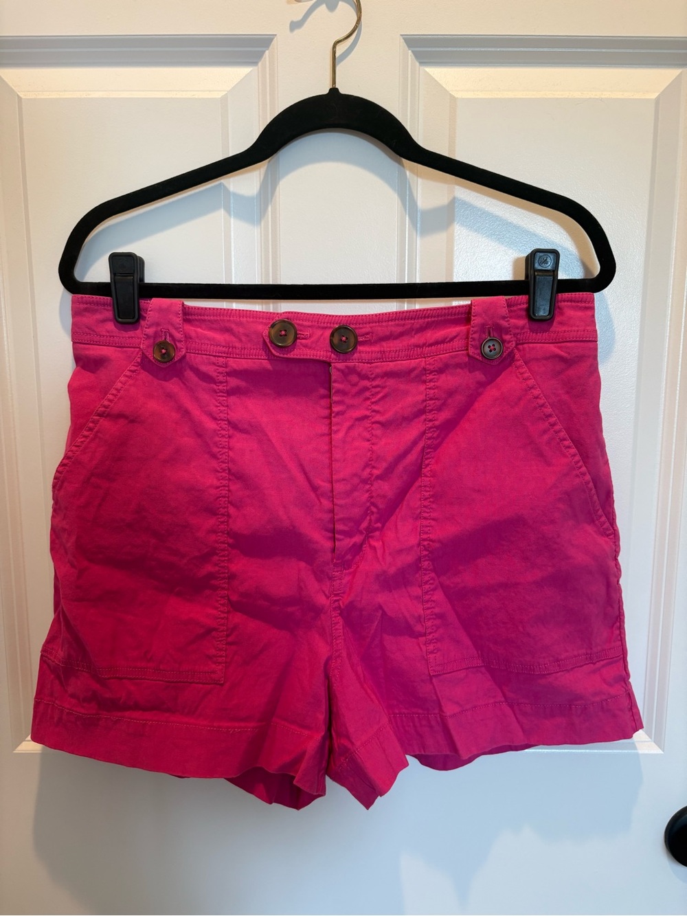 Anthropologie Maeve Hot Pink Colette Shorts - 14